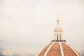 佛罗伦萨大教堂大教堂屋顶鸟瞰图