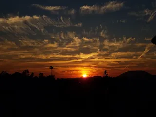 日落，雪，湖，自然，风景，雪，湖，天空，寒冷