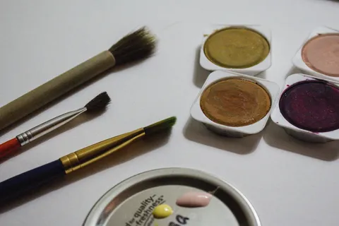 美国，列克星敦，极简主义，极简，用品，艺术，水彩，画笔