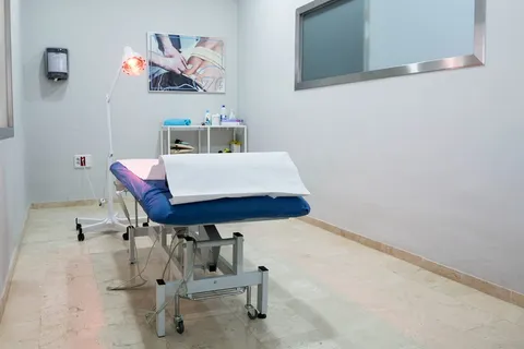 担架、治疗、咨询、理疗、室内、缺勤、医院、医疗保健和医学