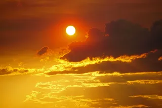 美国，帕克，云，落日，日落，科罗拉多，下午，橙色