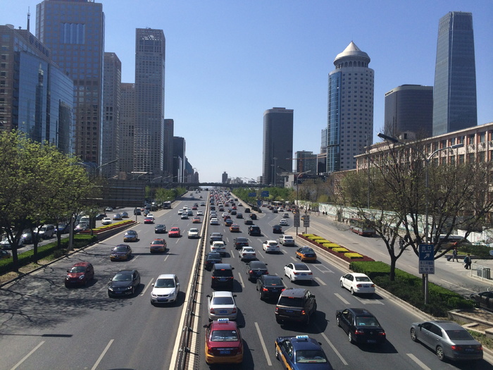 中国, 北京, 城市, 道路, 汽车, 交通, 机动车, 汽车
