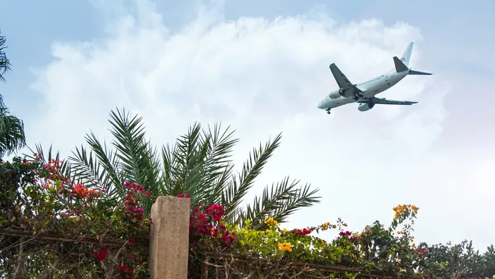 旅行，天空，夏天，自然，旅游，飞机，假期，云