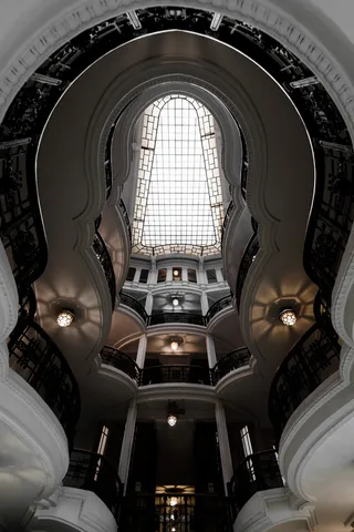 西班牙马德里，建筑，城市，广域，建筑，摄影，街道