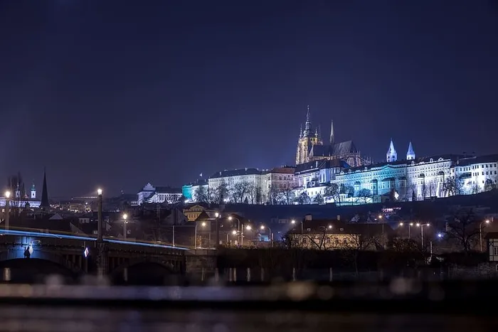 历史名城布拉格之夜