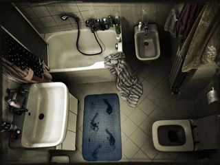 室内，无人，家庭房间，浴室，家，水槽，家庭浴室，家用设备