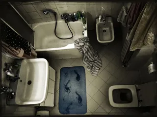 室内，无人，家庭房间，浴室，家，水槽，家庭浴室，家用设备