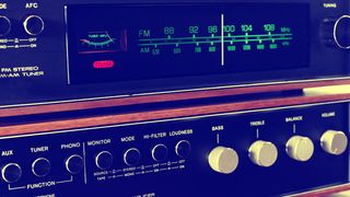 木材、复古、技术、显示、模拟、按钮、设计、电子产品