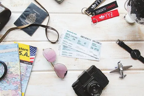 旅行平板照片 旅行平板照片