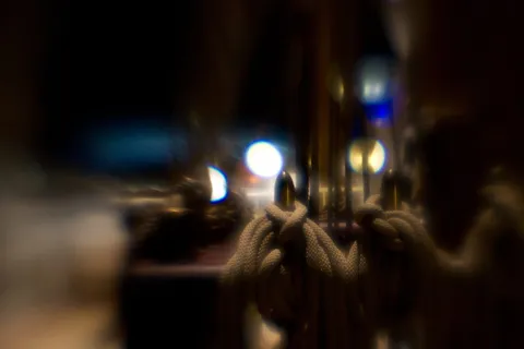 背景、船舶、航行、索具、理货、灯光、航海、午夜