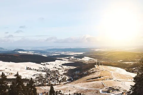 冬季景观。山景 冬季景观。山景