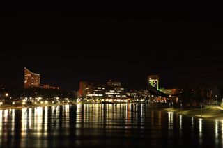 威奇托，美国，城市，长期暴露，平滑的水，城市景观，堪萨斯州，威奇托堪萨斯州