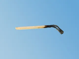 烧毁、匹配、单独、单独、烧毁、蓝色、复制空间、单个对象