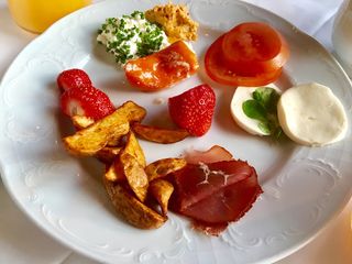 早餐，吃，健康，素食主义者，食物，牛奶，面包