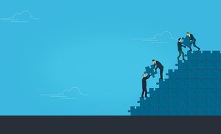 团队合作理念-拼图-与Copyspace