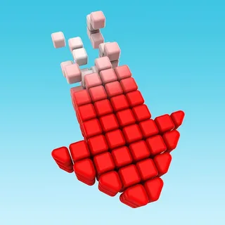 向下箭头表示下降和下降