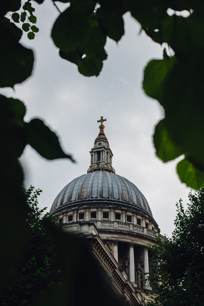 白色、混凝土、穹顶、小教堂、白天、利夫、圣保罗大教堂、伦敦