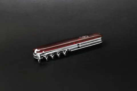 袖珍刀，红色，通用，刀，实用，刀片，深色，螺旋形