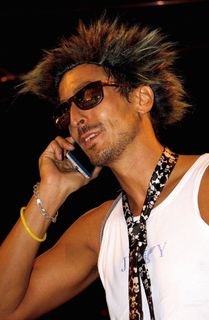 人，人，肖像，通信，手机，手机，太阳镜，男人