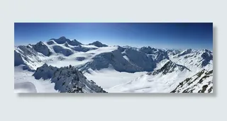 风景摄影，雪，山，白天，山，风景，自然，雪