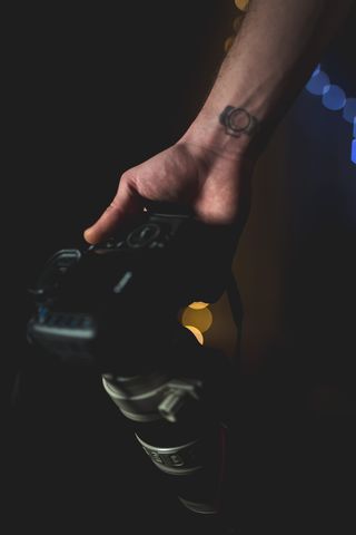 人类, 人, 手, 摄影师, 纹身, 相机, 电子产品, 摄影