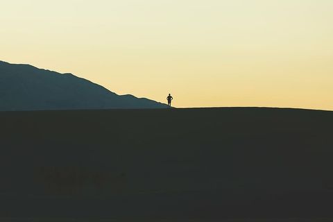 剪影,人,顶,山,山,自然,风景,山 剪影,人,顶,山,山,自然,风景,山