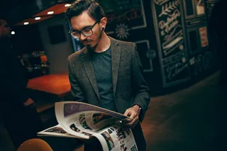 穿着西装的男人