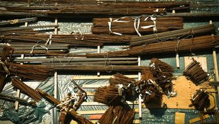 棕色，百叶窗，建筑，建筑材料，建筑，材料，房屋建造，建筑材料