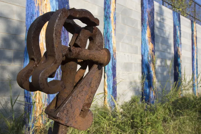 金属，艺术，金属艺术，亚特兰大，工业艺术，封闭，多彩，白天