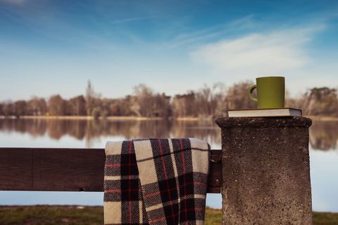 湖，休息，户外，自然，隐私，孤独，悲伤，公园