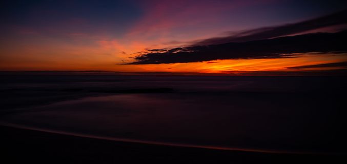 白天的海边和云 白天的海边和云