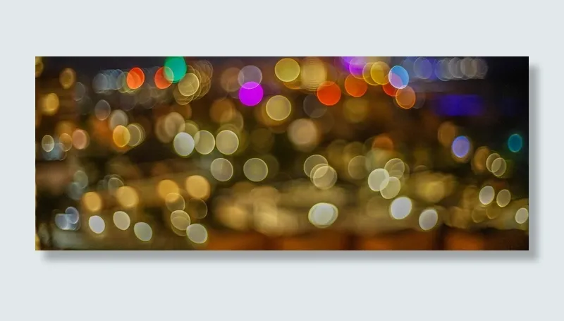 bookeh 照片, 散景, 坎昆, 墨西哥, 夜灯, 坎昆, 墨西哥, 多彩, 背景