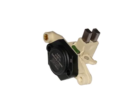 电压调节器，交流发电机，电压调节器，交流发电机，汽车，电气，机械，调节器，白色背景