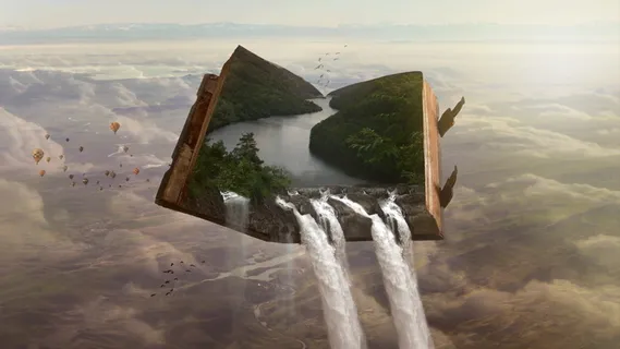 照片,打开,书,绿色,树叶树,梦想,幻想,艺术 照片,打开,书,绿色,树叶树,梦想,幻想,艺术