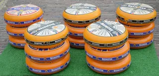 奶酪，市场，Edam，荷兰，传统，奶酪，市场，文化，没有人