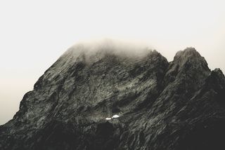 新西兰，南岛，立志山国家公园，天空，山脉，岩石，宁静的景色，宁静