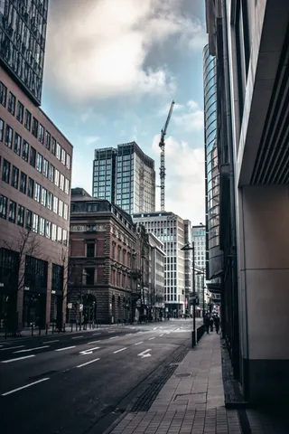 道路，大城市，建筑，建筑，市中心，建筑结构，城市，建筑外观