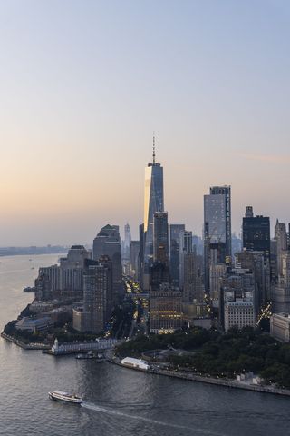 美国纽约，美国纽瓦约克，同一个世界，世界贸易，世界贸易中心，鸟瞰图