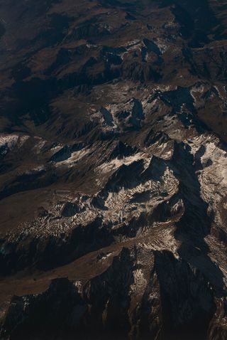 阿尔卑斯山，飞行，山脉，山脉，飞机，假日，雪，日落