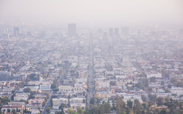 洛杉矶，美国，街道，视角，洛杉矶，洛杉矶，城市