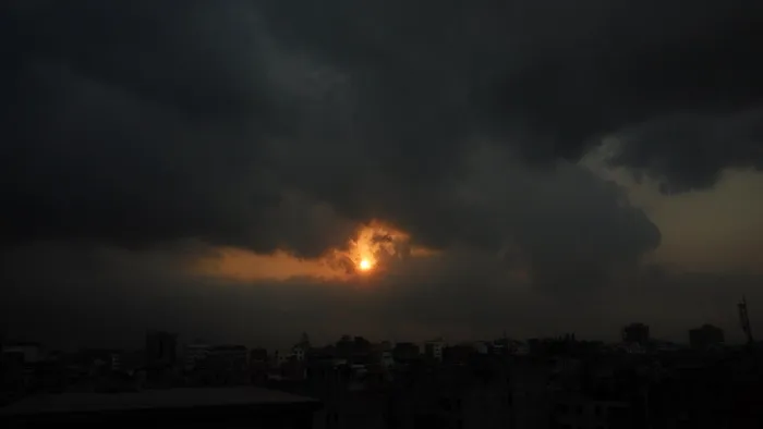 自然、天气、户外、天空、云、积云、城市、大都市