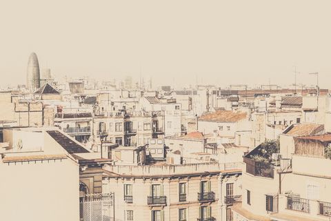 米色，房屋，建筑绘画，绘图，乡村，城市，建筑，公寓