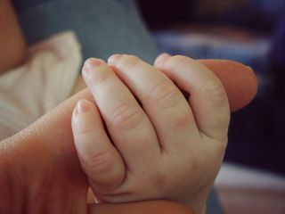 包含，安全，儿童，手，手指，儿童，保持，凝聚力