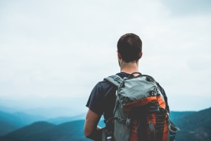 人，背包，山顶，山，远足者，背包客，背包，旅行