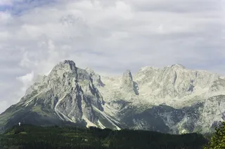 萨尔茨堡板岩阿尔卑斯山，萨尔茨堡，奥地利，山，石头，岩石，硬，视图