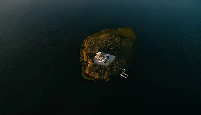 鸟瞰摄影，白宫，房子，岛屿，建筑，鸟瞰，视野