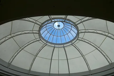 圆顶, 天窗, 圆形, 光, 屋顶, 结构, 天花板, 建筑