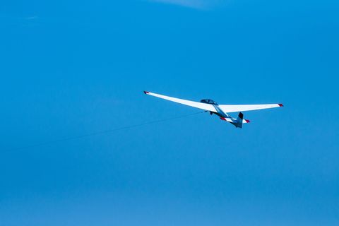 滑翔机，飞行，航空，天空，翅膀，飞行，旅行，dom