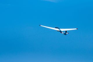 滑翔机，飞行，航空，天空，翅膀，飞行，旅行，dom