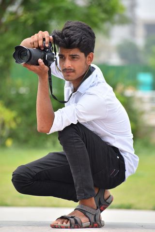 户外，男人，成年人，休闲，尼康，一人，真人，男人